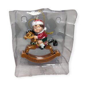 2005 Campbell's Soup Kids Rocking Horse Christmas Ornament w/ Original Box